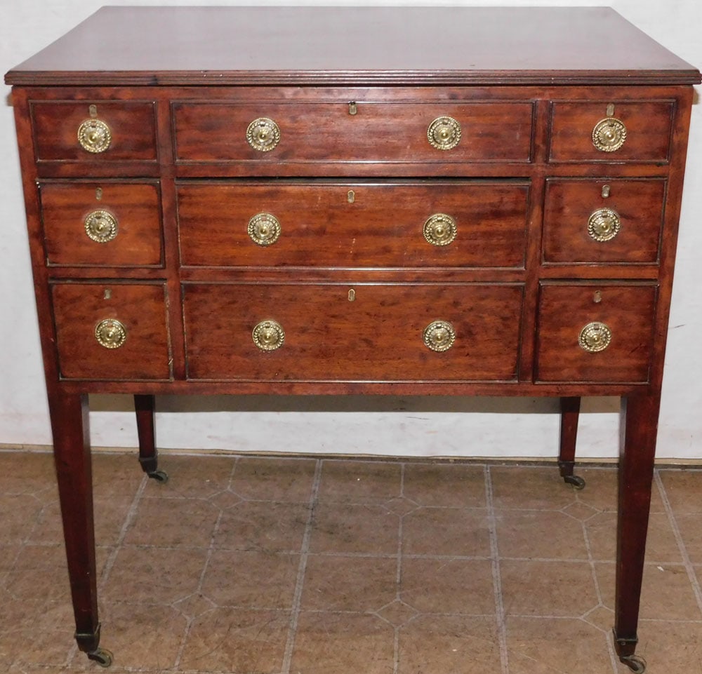 19th Century Mahogany Dressing Table (1 of 12)