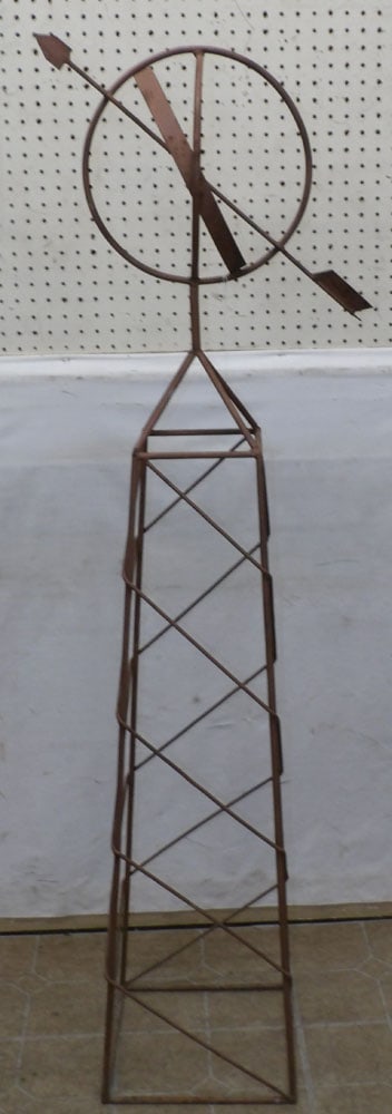 Armillary Sphere Sun Dial Wrought Iron Yard Ornament (1 of 3)