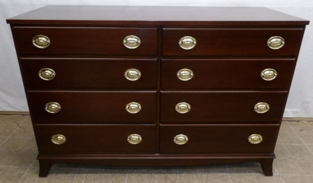 Mahogany 8 Drawer Chest by Continental Furniture Company (1 of 7)