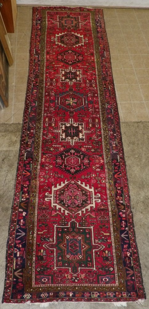 3' 5" x 13' 9" Antique Handmade Runner (1 of 5)