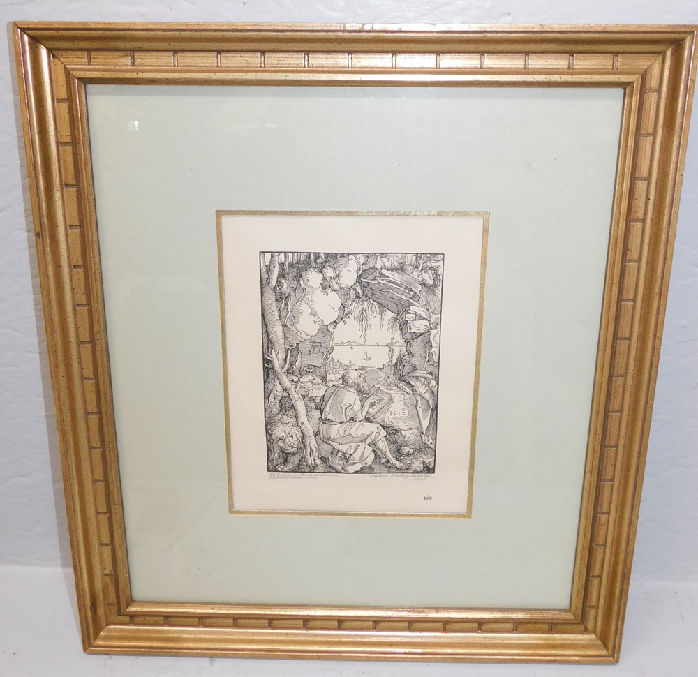 Framed Pencil Signed Block Print (1 of 4)