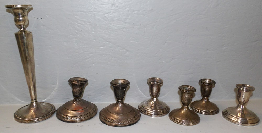 7 Sterling Weighted Candlesticks (1 of 3)