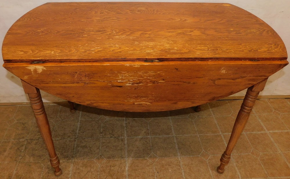 Antique Pine Drop Leaf Table (1 of 3)