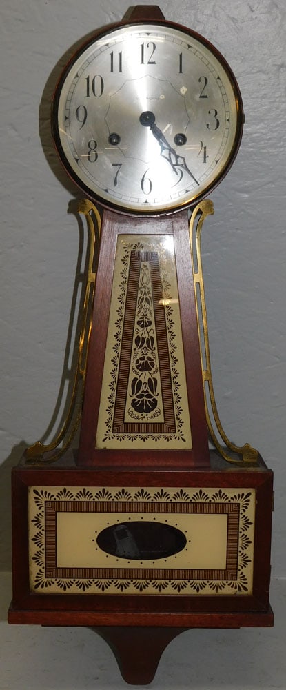 Mahogany Seth Thomas Banjo Clock (1 of 5)