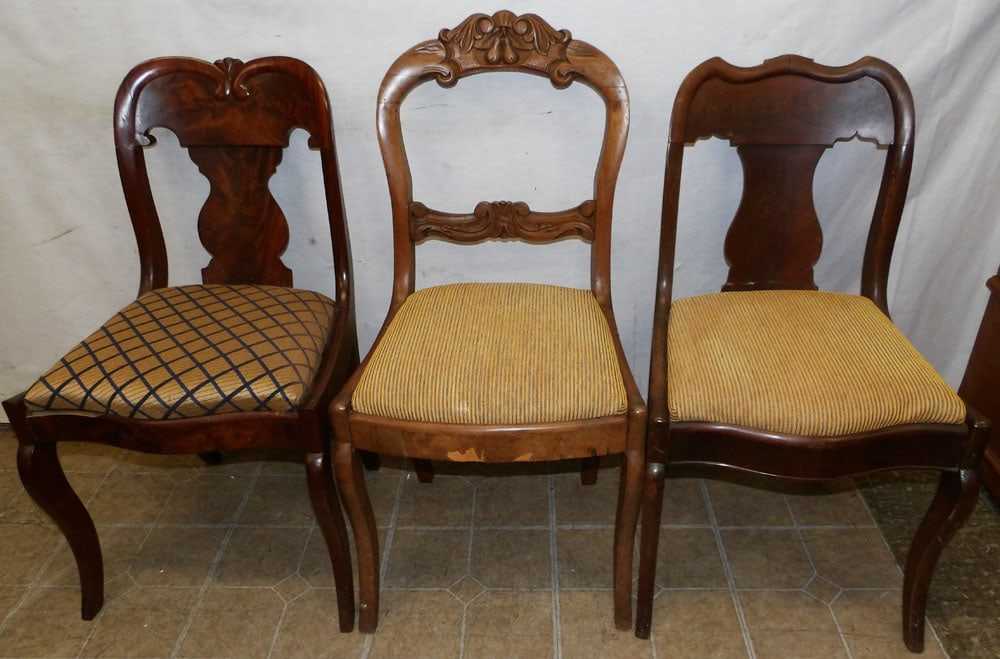 Three Antique Victorian Side Chairs (1 of 3)