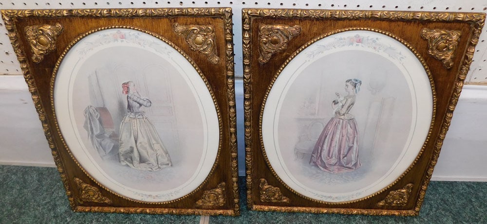 2 gilded frame fashion prints (1 of 6)