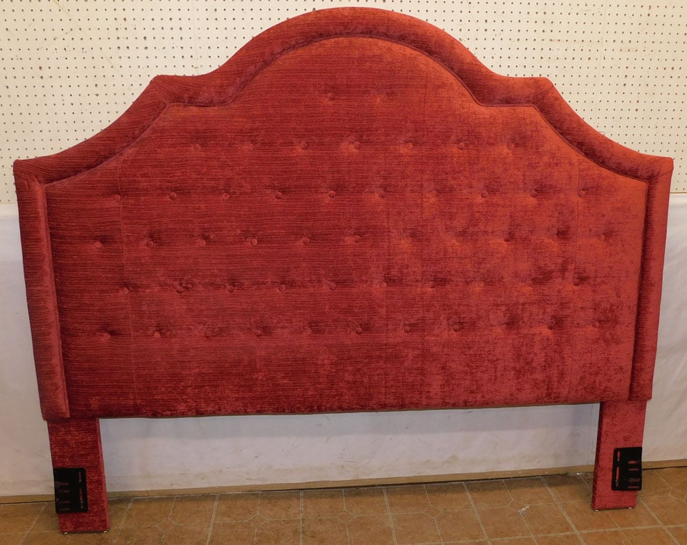 upholstered queen size headboard (1 of 4)