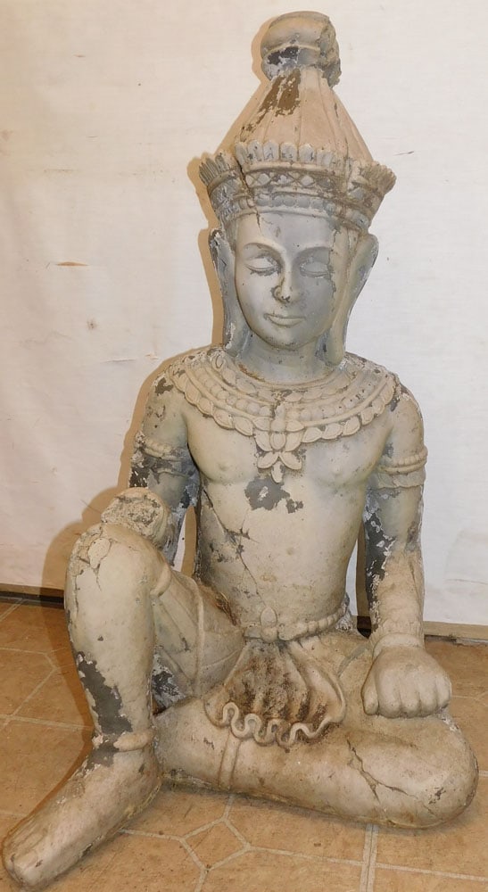 painted resin buddha (1 of 4)