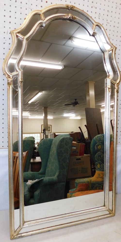 Silver Gilded Frame Mirror (1 of 6)