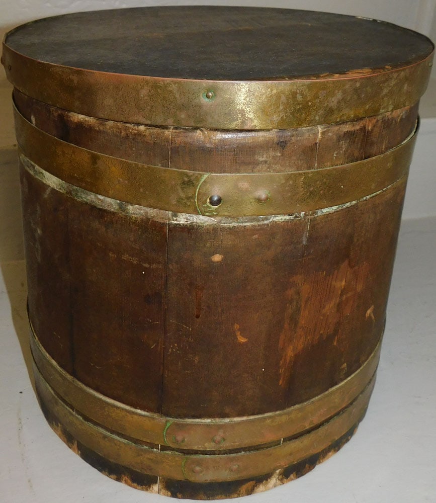 Antique Pine Bucket (1 of 3)