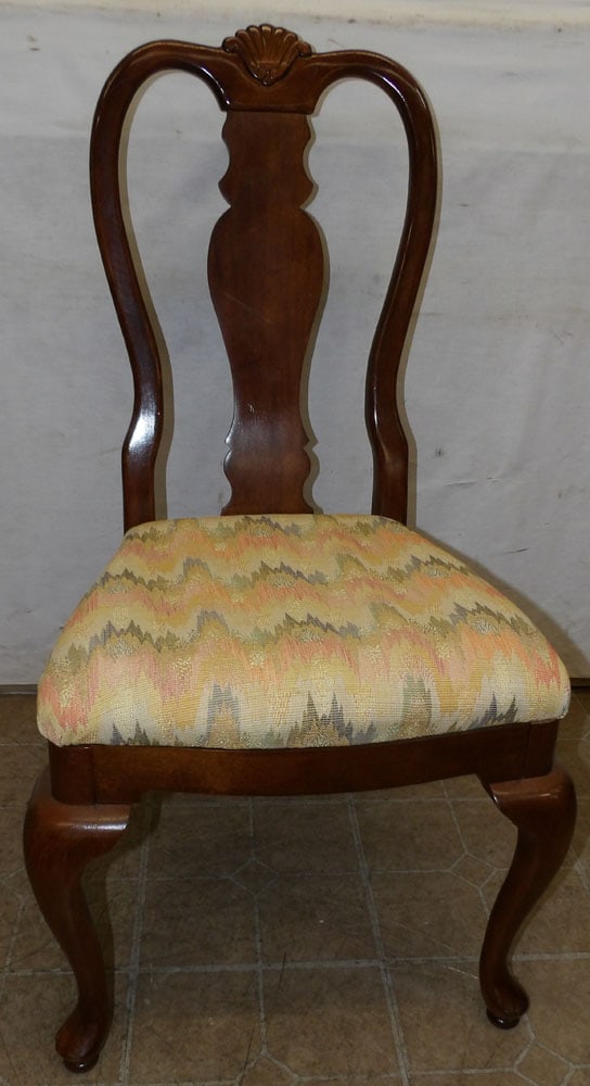 Mahogany Queen Anne Style Side Chair (1 of 2)