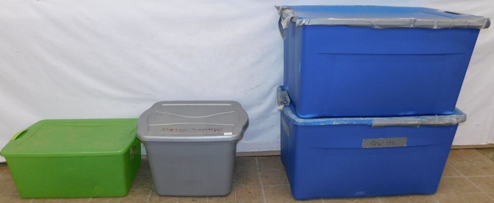 Lot of Plastic Totes (1 of 4)