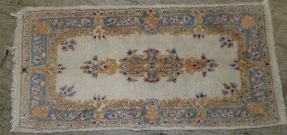 1' 4" by 2' 11" handmade Kerman rug (1 of 5)