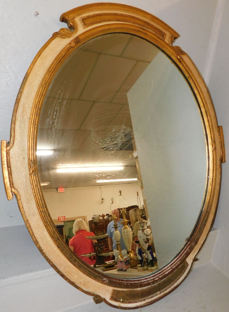 painted frame mirror (1 of 4)