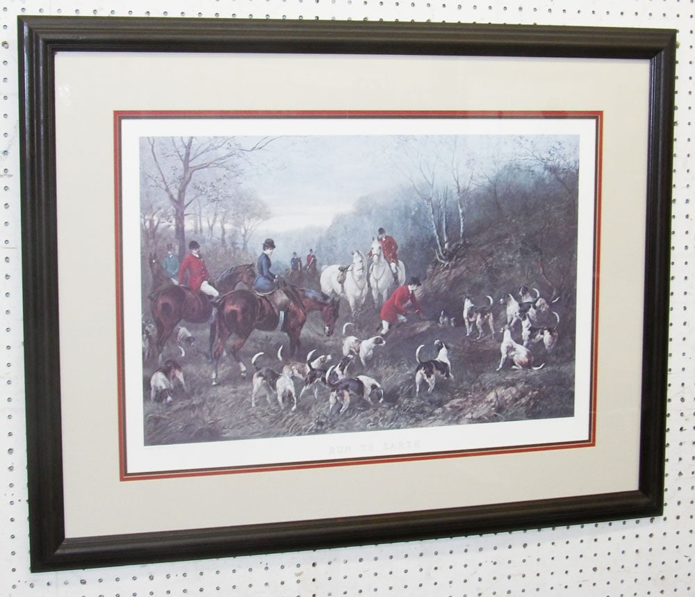 Framed Fox Hunt Print (1 of 4)