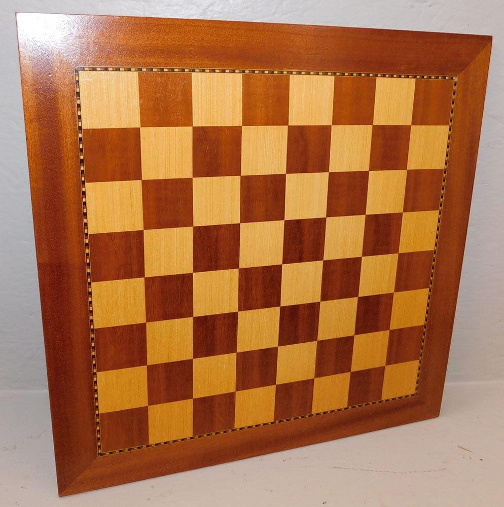 Mahogany Inlaid Game Board (1 of 3)