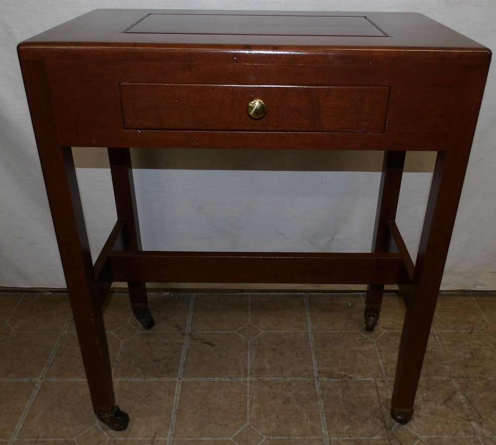 Mahogany One Drawer Stand (1 of 4)