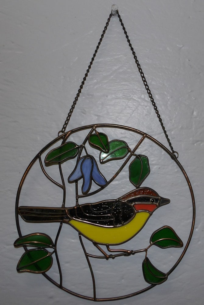 Stained Glass Bird Suncatcher (1 of 3)