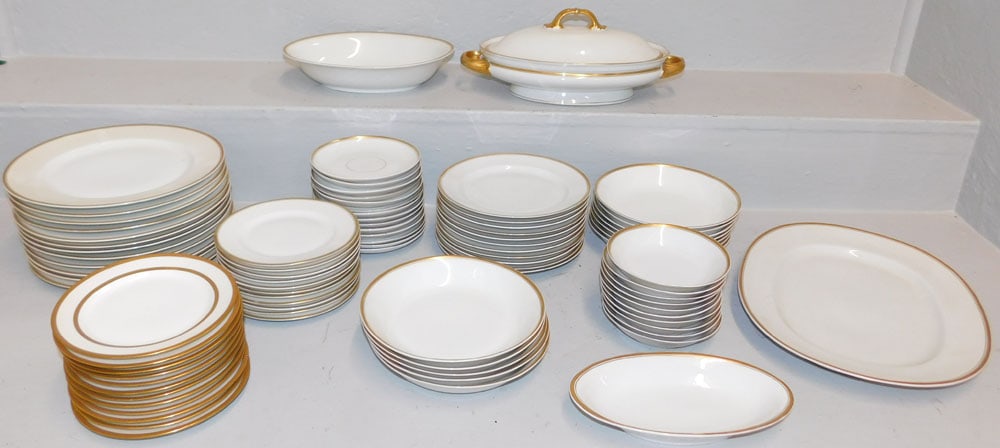 Set of Gold Rim Bavarian China (1 of 4)