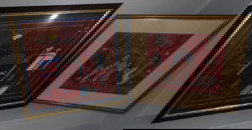 Framed Print & Framed Needlework (1 of 4)