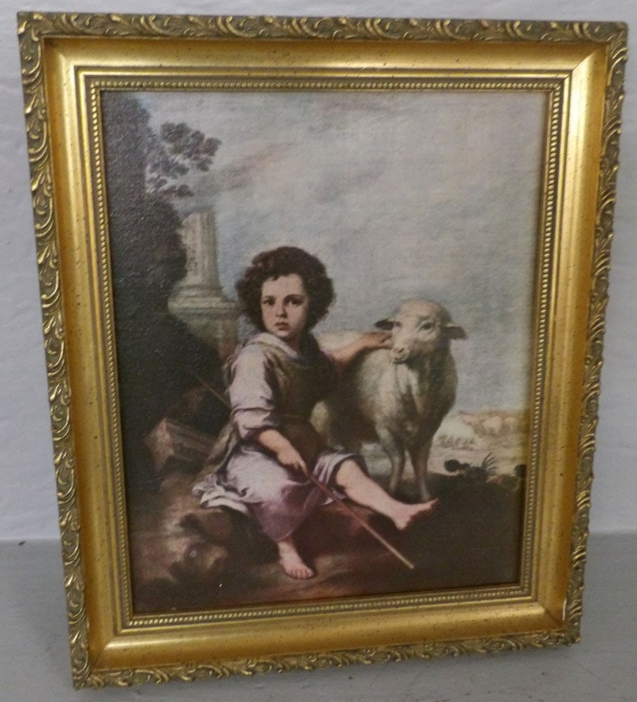 Small Framed Print of The Good Shepherd (1 of 3)