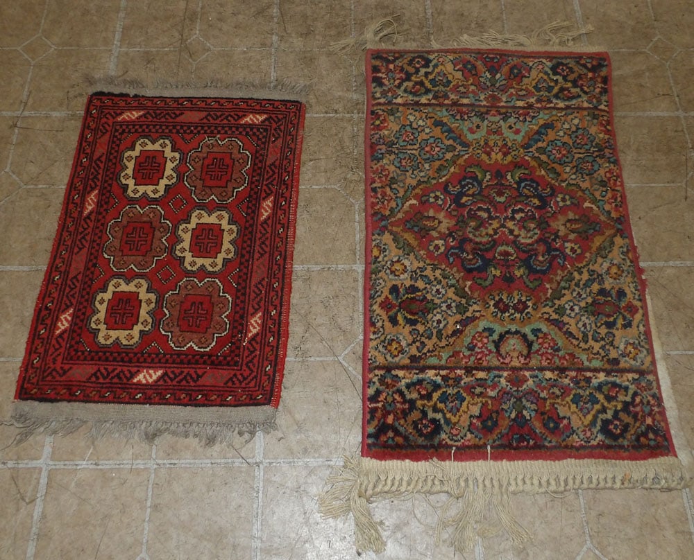 1' 4" x 2' 2" & 1' 6" x 3' 3" Handmade Rug & Karastan Rug (1 of 4)