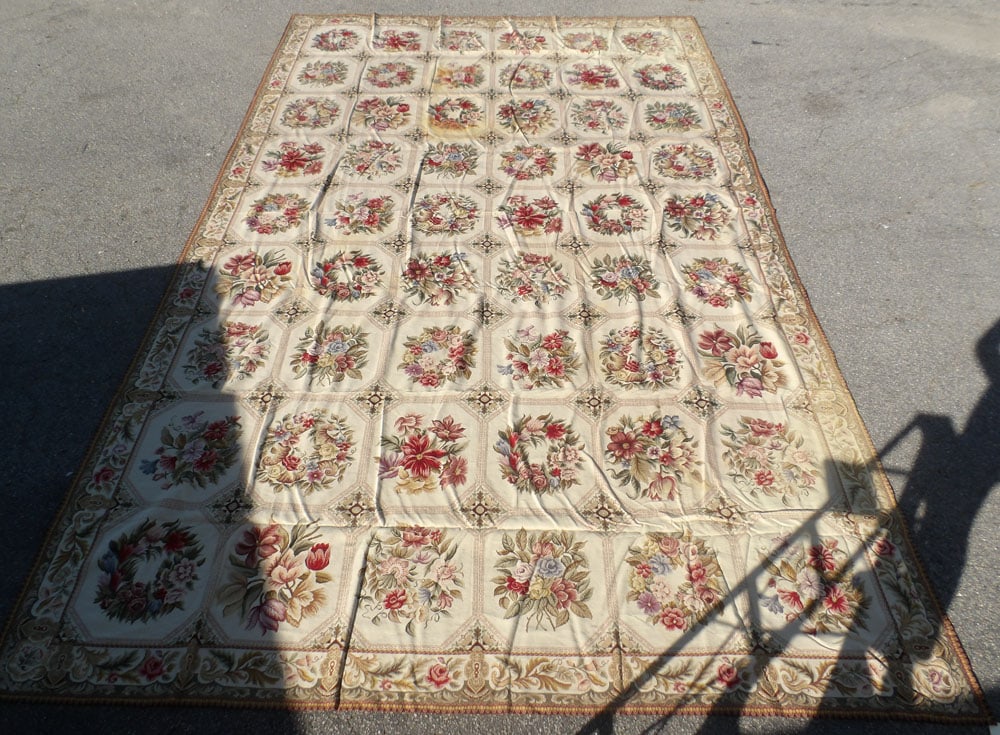 13' 4" x 21' 6" Antique Needlepoint Rug (1 of 5)