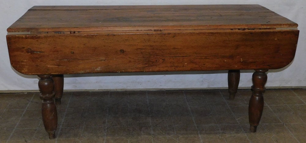 Antique Pine Harvest Table (1 of 4)