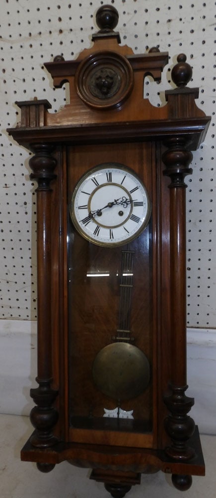 Antique Walnut Wall Regulator (1 of 5)