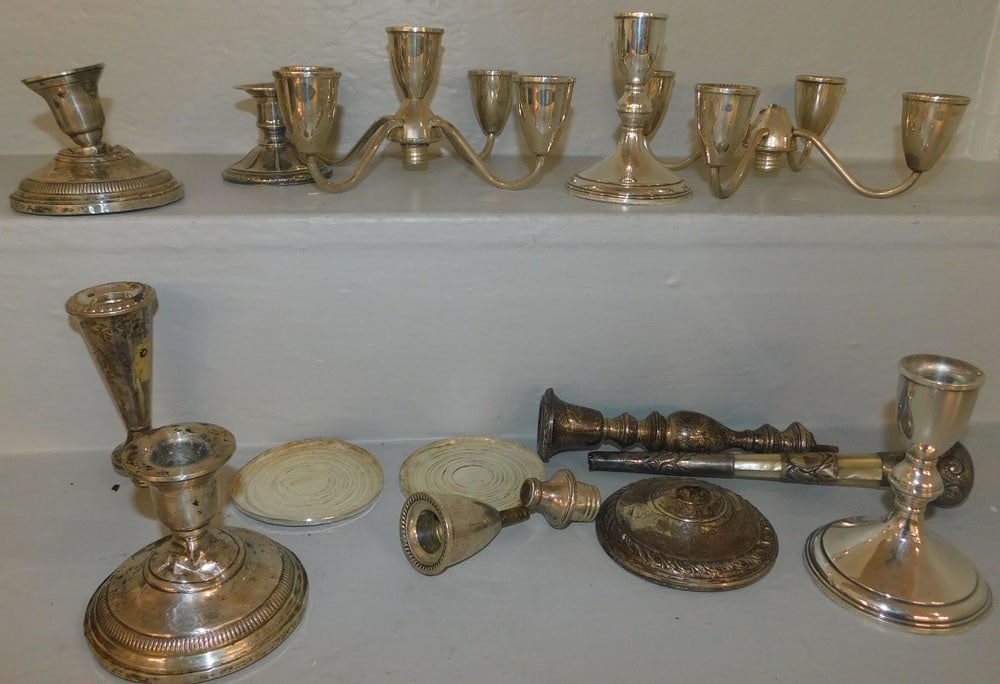 Lot of Sterling Weighted Scrap Items (1 of 5)