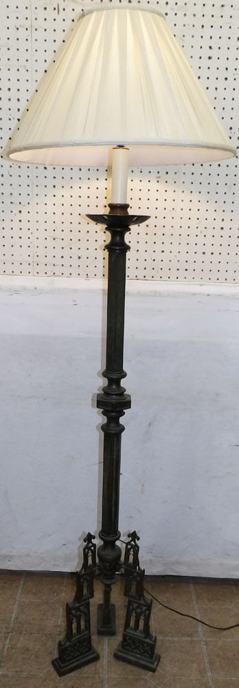 painted metal floor lamp (1 of 5)