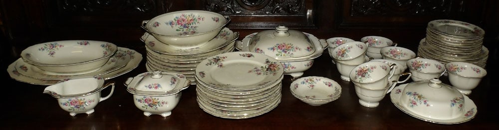 55 Pieces of Bavarian China, (Thomas Ivory, The Wentworth): 55 Pieces of Bavarian China, (Thomas Ivory, The Wentworth).