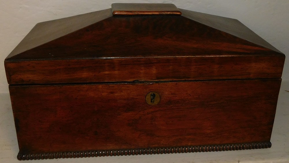 19th century rosewood document box (1 of 3)