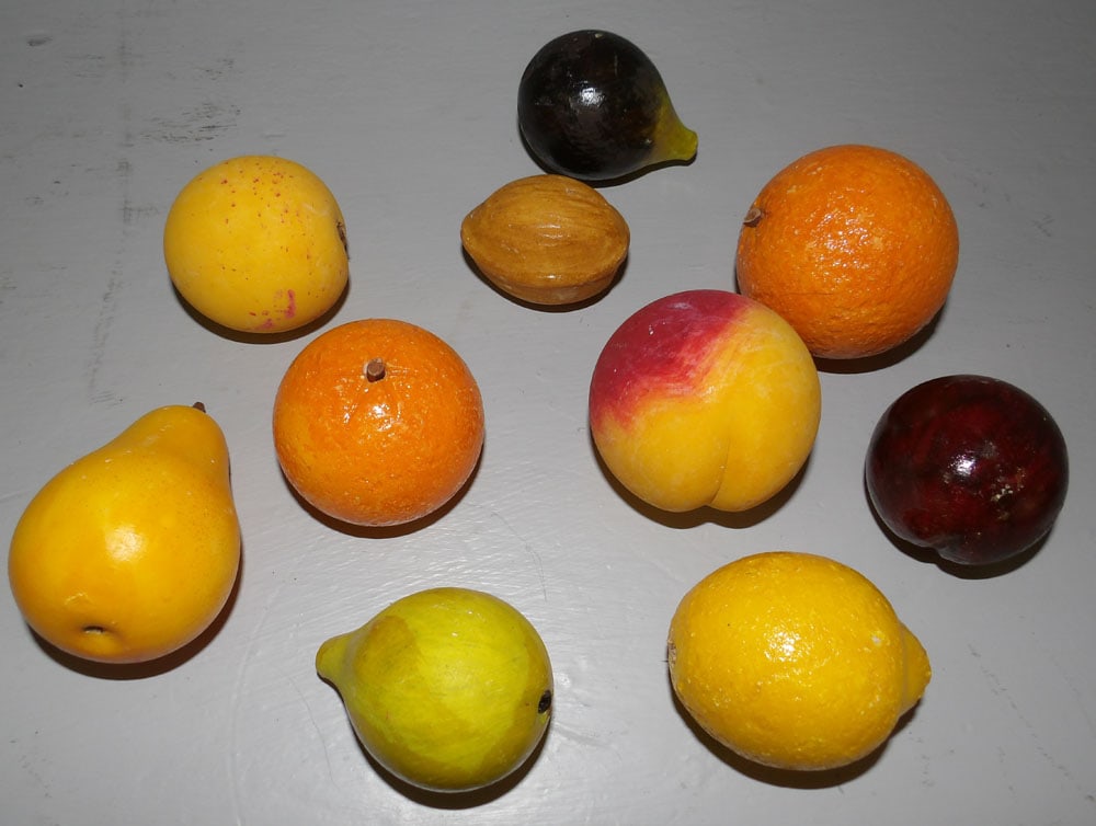 10 pieces of alabaster fruit (1 of 1)
