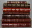 7 leather bound books