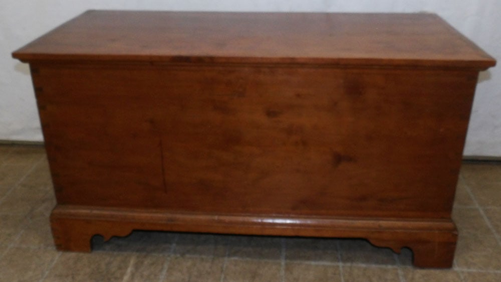 antique cherry dovetail blanket chest (1 of 6)