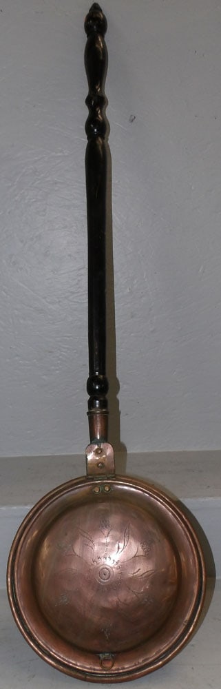 Antique Copper Bed Warmer (1 of 5)