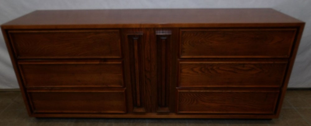 Mid Century Modern Walnut & Chestnut Credenza by Dillingham (1 of 7)