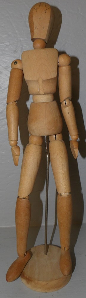 Articulated Wood Human Model (1 of 3)