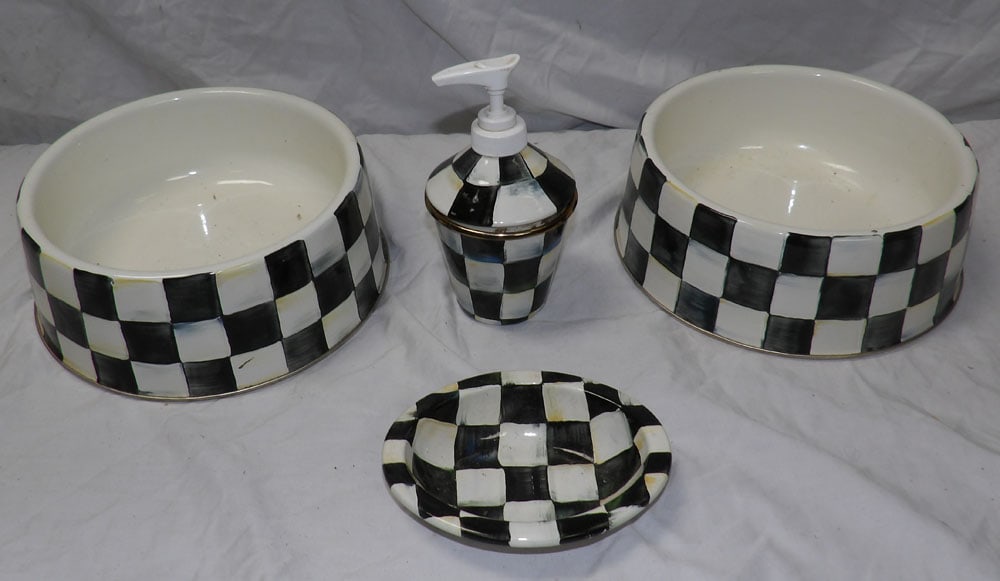 lot of painted enamel items - MacKenzie-Childs (1 of 5)