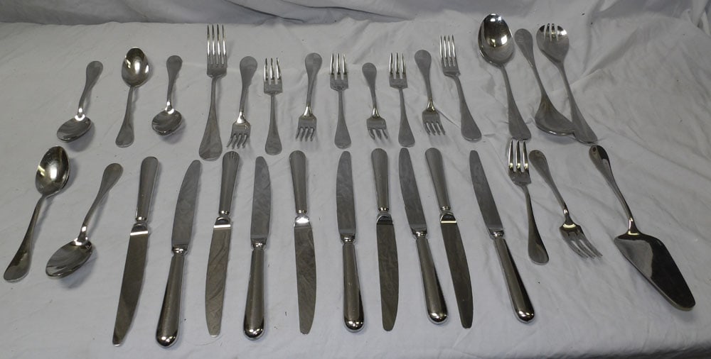 lot of French steel flatware by guy degrenne (1 of 6)
