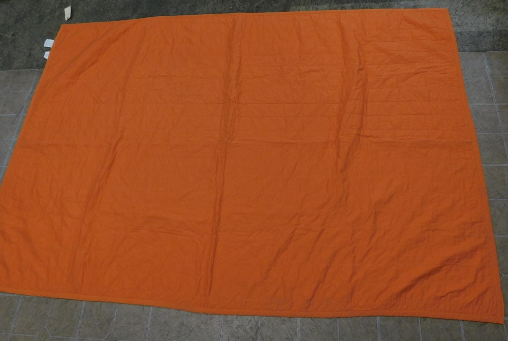 vintage quilt: vintage quilt. ALL DESCRIPTIONS AND ANY CONDITION STATEMENT GIVEN BY LANGSTON AUCTION GALLERY ARE STRICTLY OPINIONS AND LANGSTON'S SHALL HAVE NO RESPONSIBILITY FOR ERRORS OR OMISSIONS. THE ABSENCE OF 