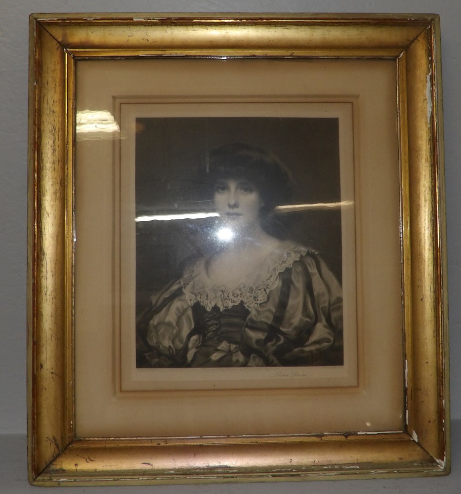 antique framed print (1 of 4)
