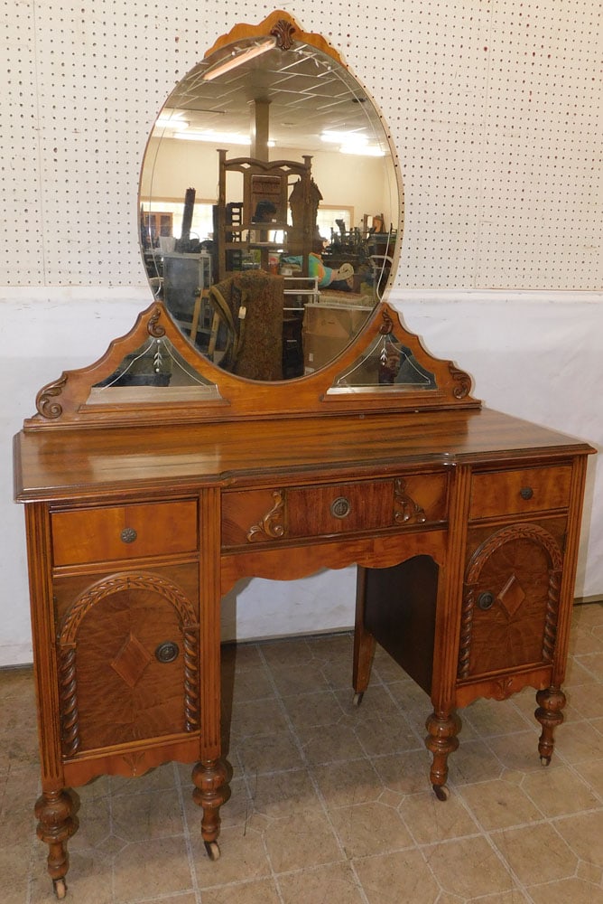 antique walnut dresser (1 of 3)