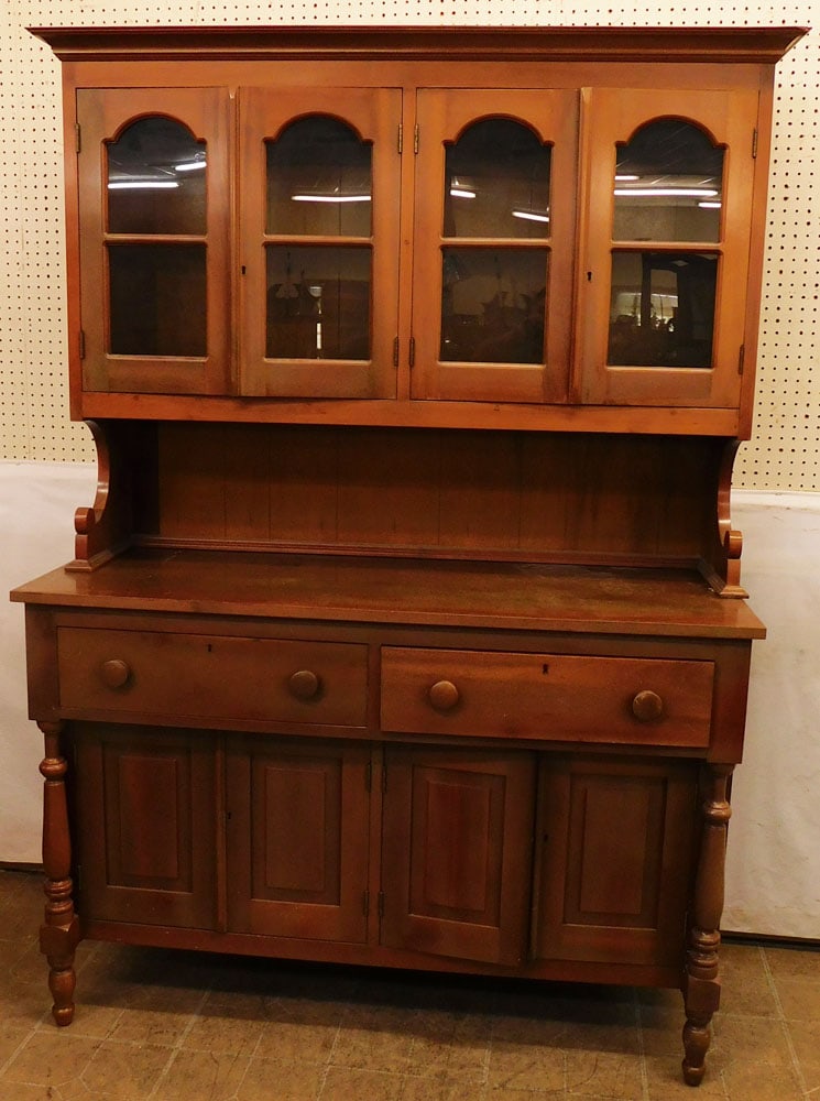 2 piece cherry hutch (1 of 6)
