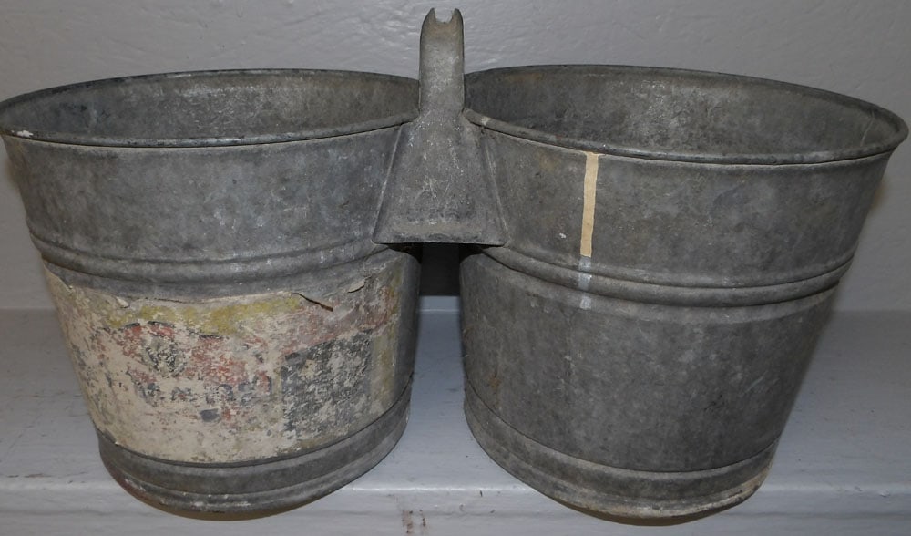 vintage galvanized double bucket (1 of 3)