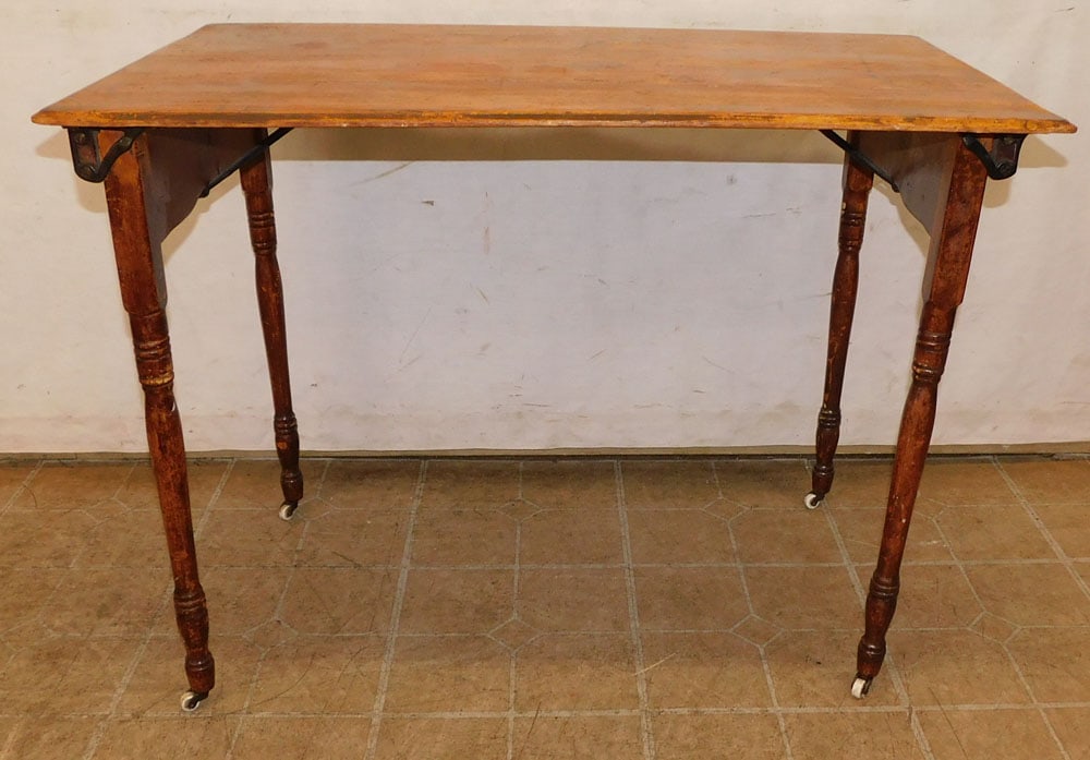 antique cherry folding table (1 of 4)