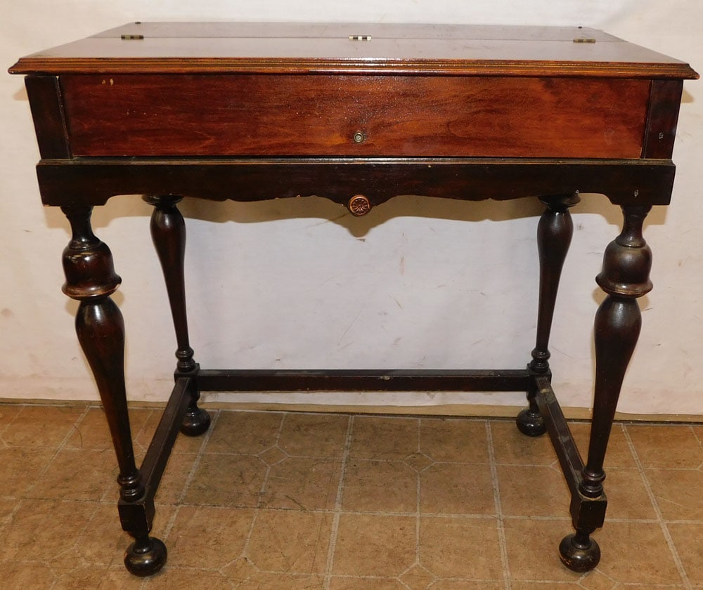 antique walnut child's desk (1 of 6)