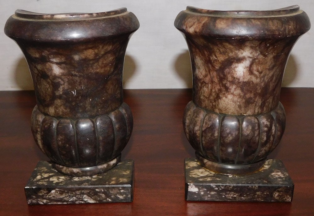 pair marble book ends (1 of 3)