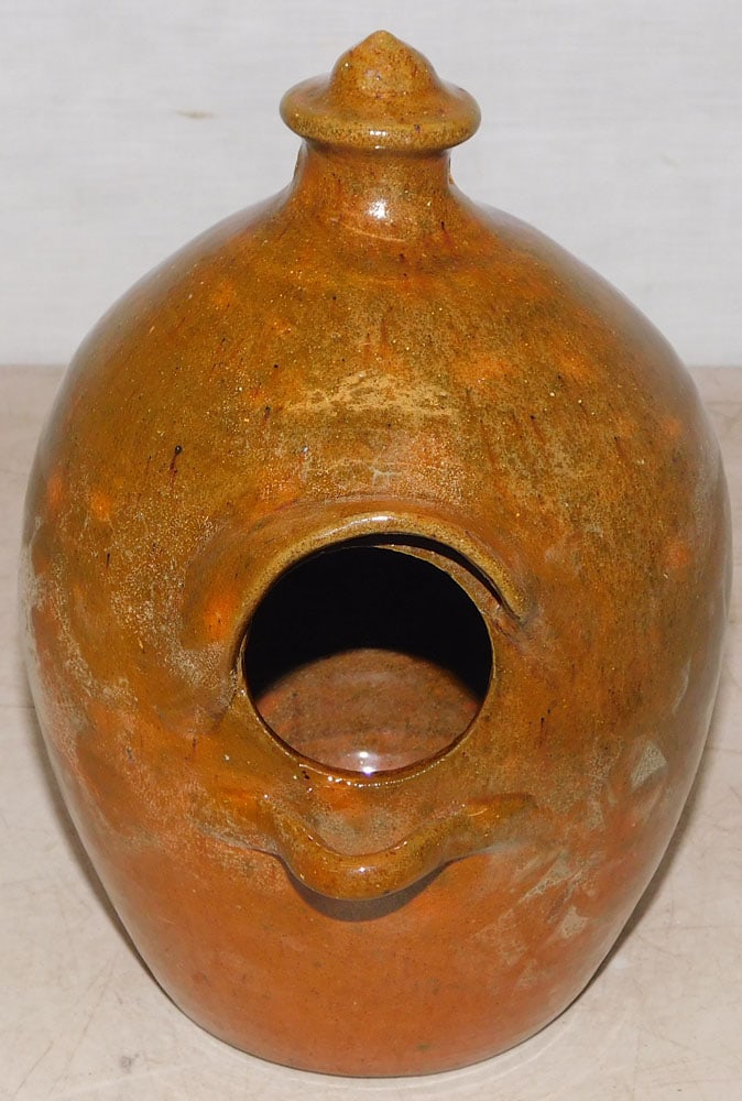 jug town pottery bird feeder (1 of 6)